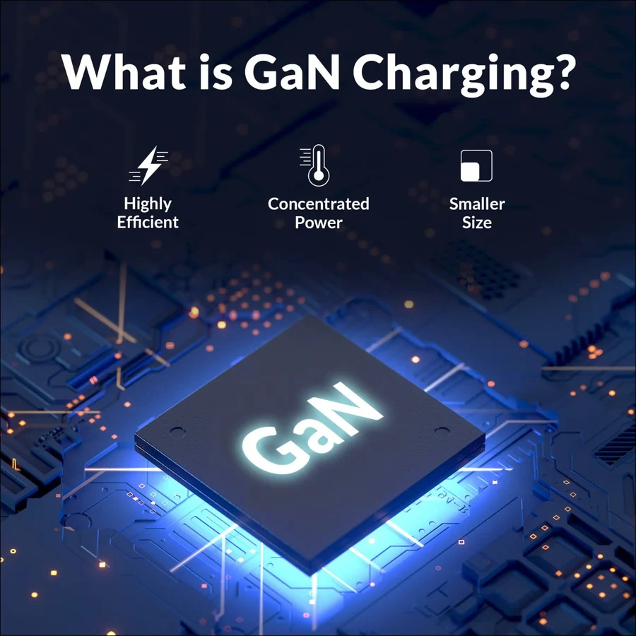 ERD TC-146 USB-A/C GaN Charger With USB-C TO C Data Cable, 65W 4