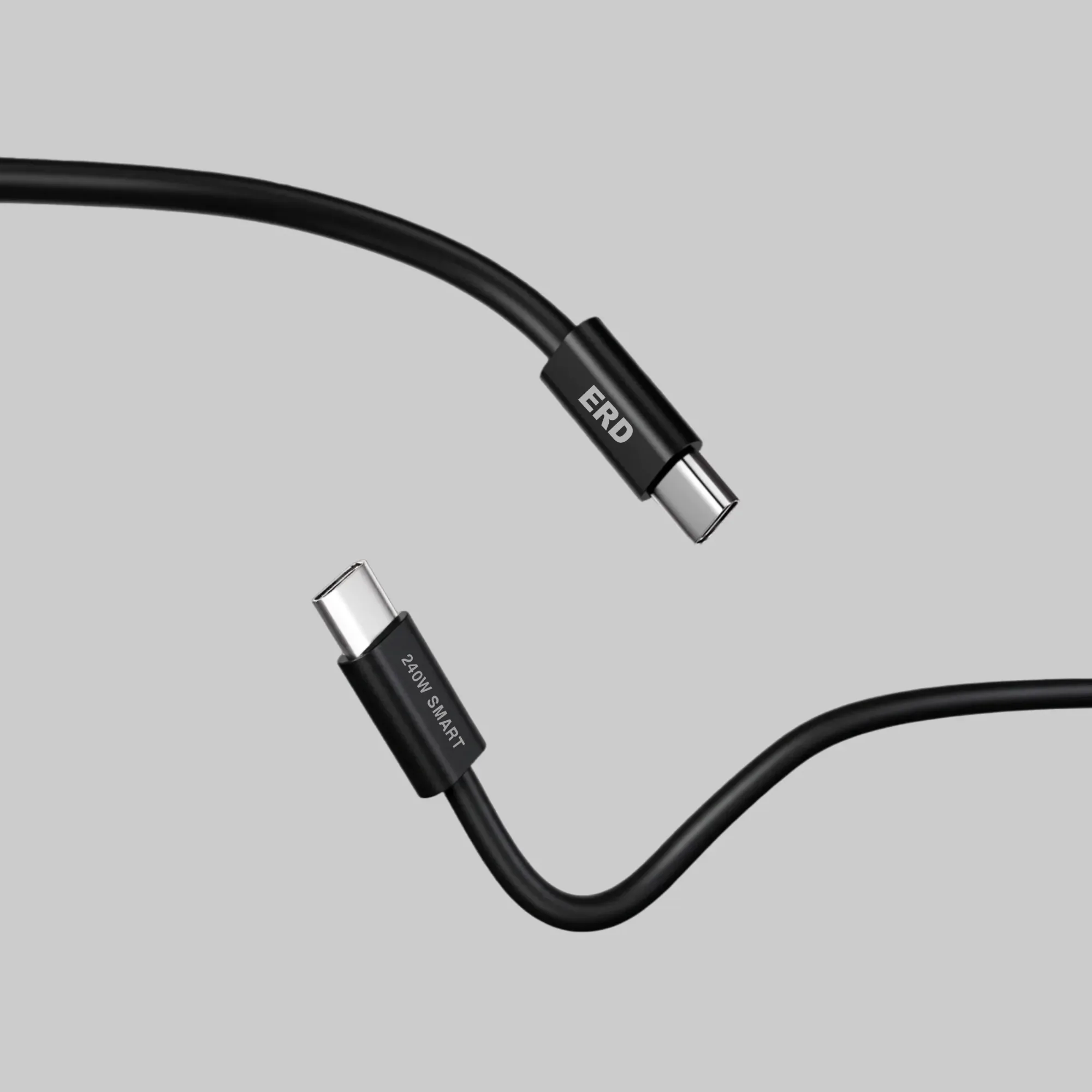 ERD UC-374 USB-C TO C Solid Casing Smart Data Cable, 240W 3