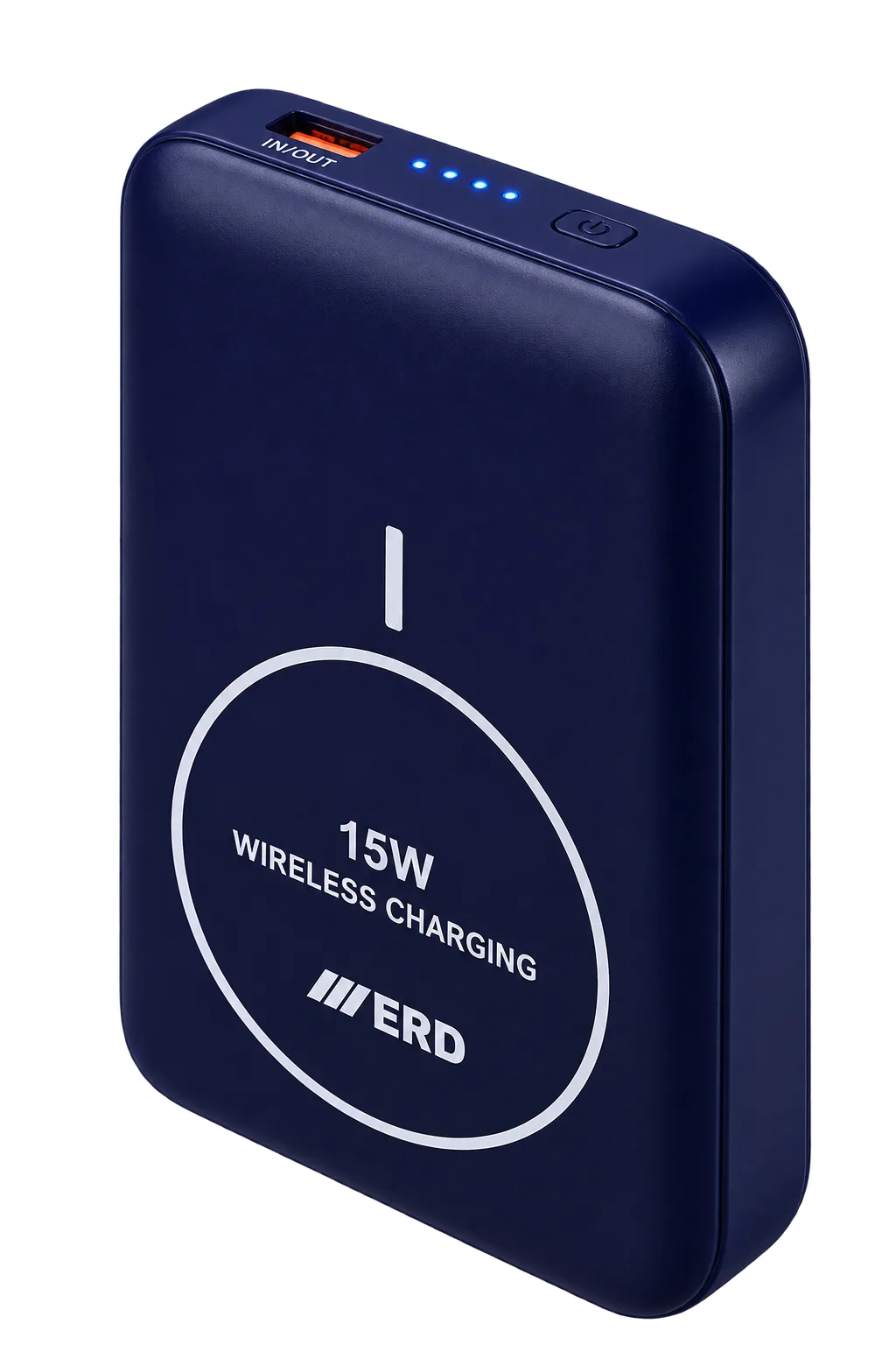 Navy 15W Wireless Power Bank